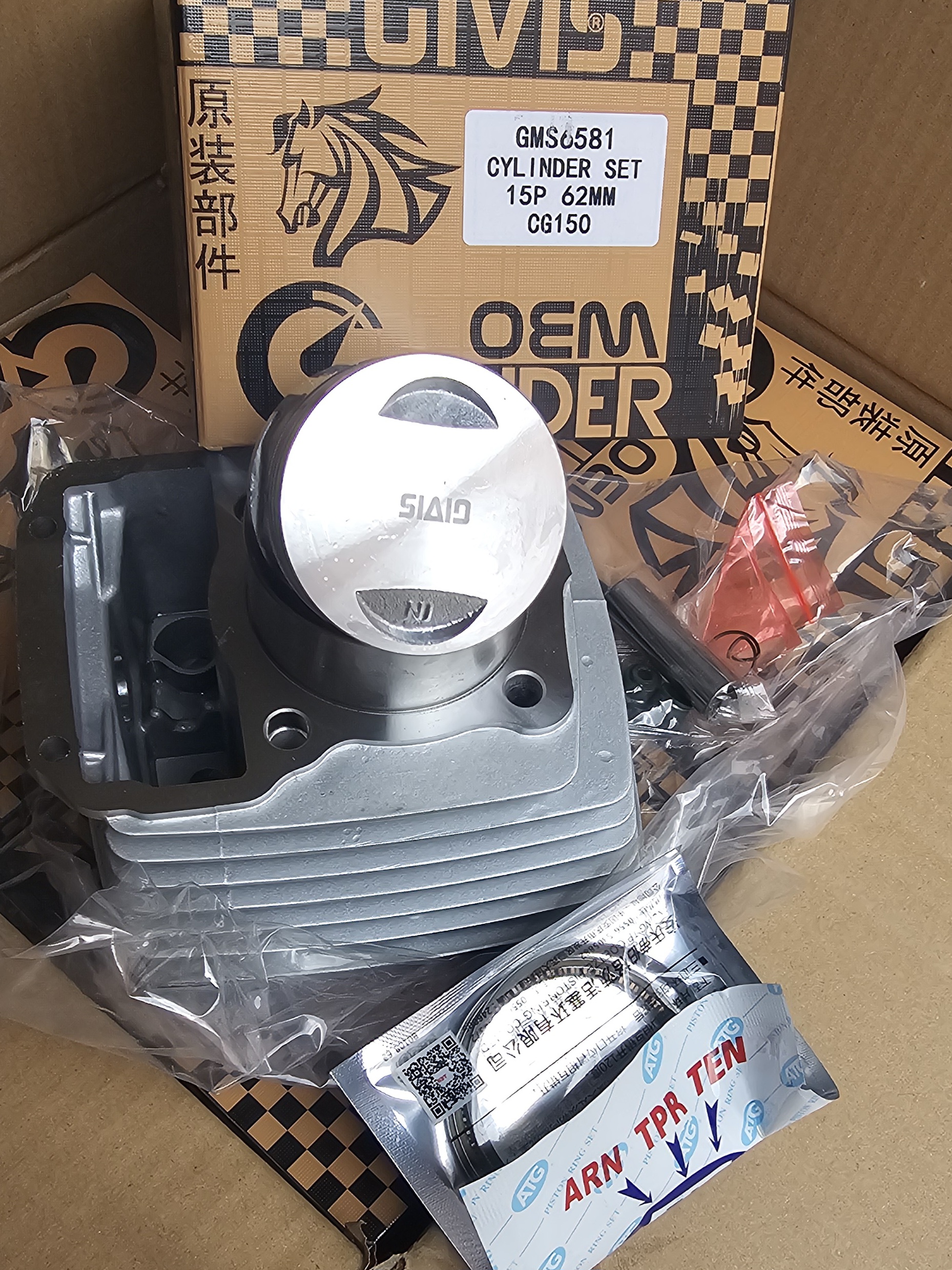 SILINDIR SET 62MM 15P CG150