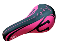 BISIKLET SELE 230X130 PEMBE/SIYAH BMX