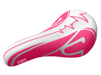 BISIKLET SELE 230X130 PEMBE/BEYAZ BMX