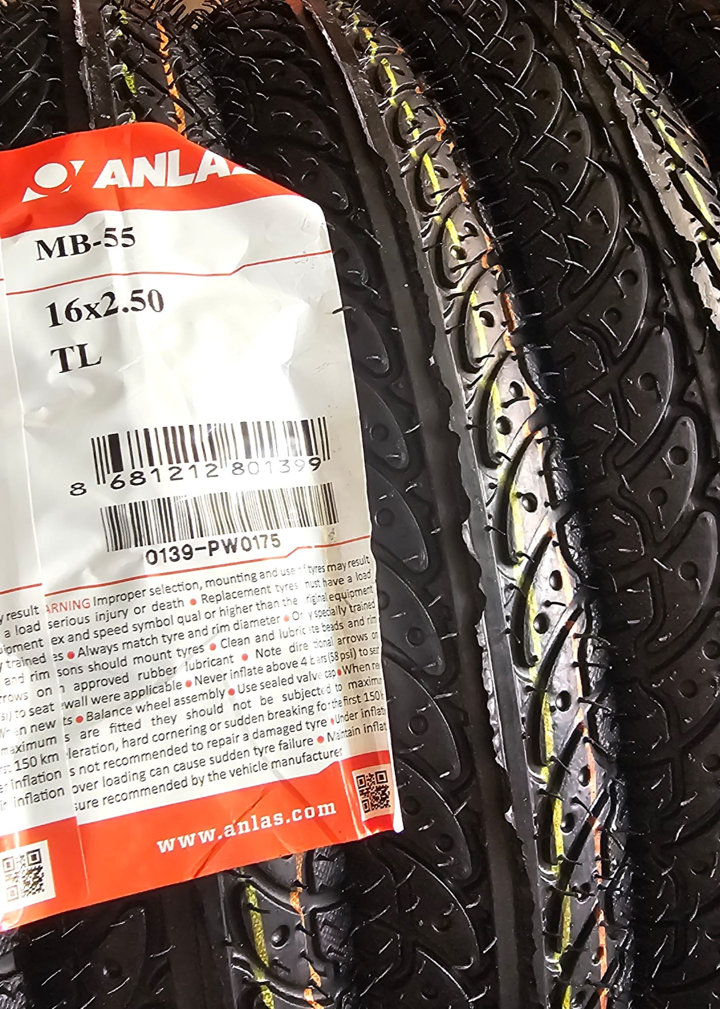 16 X 2.50 TL IRC